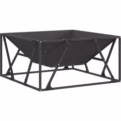 Ce Foyer à Bois Moderne Carré est un must-have pour ton espace extérieur, parfait pour ceux qui aiment recevoir ou juste se d ...