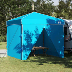 Tente À Auvent Pop-up Bleu 250 X 250 Cm Tissu Vidaxl