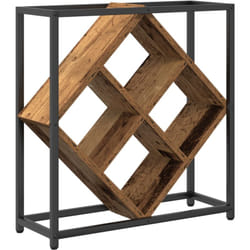 Rack à vin en bois ancien 51x18x52,5 cm en bois d'ingénierie Vidaxl
