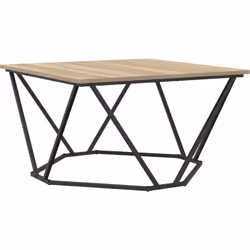 Cette table basse n'est pas que pratique ; elle est aussi stylée dans votre salle de séjour. Sa forme carrée et sa finition e ...
