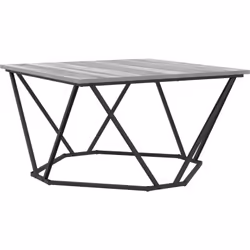 Cette table basse moderne allie fonctionnalité et style branché, parfaite pour les amoureux de déco contemporaine. Conçue pou ...