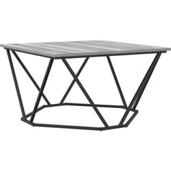 Table basse Grise Sonoma 80x80x45 cm en bois d'ingénierie Vidaxl