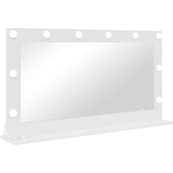 Vidaxl - Miroir de maquillage avec lumières led Blanc 100x55x18 cm
