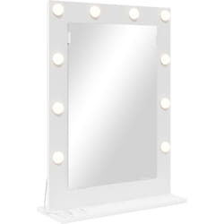 Vidaxl - Miroir de vanité avec des lumières à led Blanc 70 x 50 x 18 cm