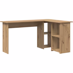 Ce bureau d'ordinateur a un style moderne avec une belle finition en chêne artisanal, s'intégrant bien dans différents types ...