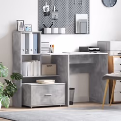 Ce cabinet à tiroirs a une vibe industrielle qui s'adapte bien dans n'importe quel bureau ou salon, tout en t'offrant des sol ...