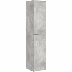 Le Buffet Minimaliste en Gris Béton mise sur le style et la fonction. Il a assez de place pour ranger et exposer tes affaires ...
