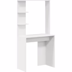 Ce bureau contemporain de vidaXL a un look blanc stylé qui se marie avec plein de styles tout en étant super pratique. Parfai ...