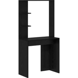 Vidaxl - Bureau Chêne noir 78.5 x 37 x 154.5 cm Bois d'ingénierie
