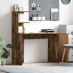 Bureau Chêne fumé 102 x 50 x 124 cm Bois d'ingénierie vidaXL