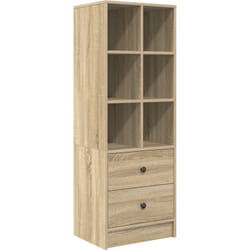 Unité de rangement en chêne Sonoma Chêne Sonoma mdf Grand Vidaxl