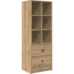 Unité de rangement en chêne artisanal Chêne artisanal Vidaxl