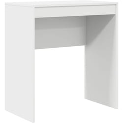 Bureau d'écriture Blanc Bois d'ingénierie 70 x 40 x 76 cm Simple Vidaxl