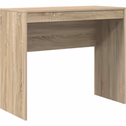 Ce bureau en chêne Sonoma apporte style et praticité à ton bureau, ta salle d'étude ou ta chambre. Fait de bois d'ingénierie  ...