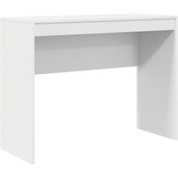 Bureau d'écriture Blanc Panneau de particules Moyen Simple Vidaxl