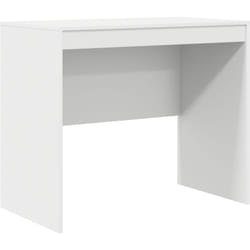 Bureau d'ordi Blanc Bois d'ingénierie 90 x 50 x 76 cm Solide Vidaxl