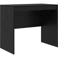 Bureau d'écriture en chêne noir Chêne noir Panneau de particules Vidaxl