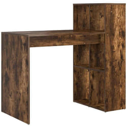 Vidaxl - Bureau Chêne fumé 108 x 55 x 103,5 cm Bois d'ingénierie