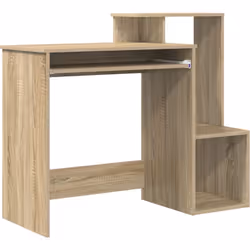 Ce bureau pour ordinateur est une pièce qui améliore ton espace de travail tout en étant esthétique. Son style moderne s'intè ...