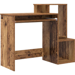 Vidaxl - Bureau d'ordi marron Bois ancien Bois d'ingénierie Taille moyenne