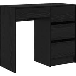 Bureau d'écriture en chêne noir Chêne noir Vidaxl