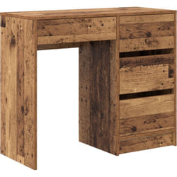 Vidaxl - Bureau d'écriture en vieux bois Vieux bois Bois d'ingénierie Moyen