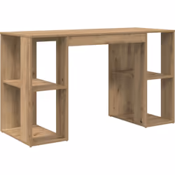 Ce bureau d'écriture moderne en chêne artisanal mélange style et praticité. Ses lignes douces et son look minimaliste sont pa ...