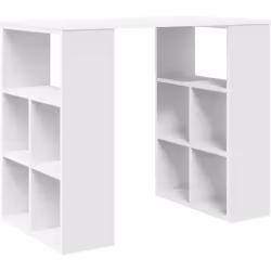 Ce Bureau d'Angle Blanc est conçu pour être intégré parfaitement dans n'importe quel coin de ton bureau à domicile, maximisan ...