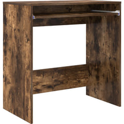 Vidaxl - Bureau d'ordinateur Chêne fumé Panneau de particules Compact