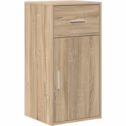 Cette armoire de rangement en chêne Sonoma minimaliste est un super mélange de style et de praticité, idéale pour toute maiso ...