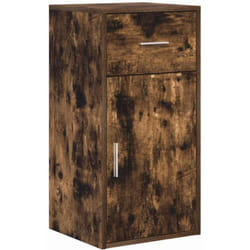 Buffet Chêne fumé 38 x 34,5 x 75 cm Bois d'ingénierie Vidaxl