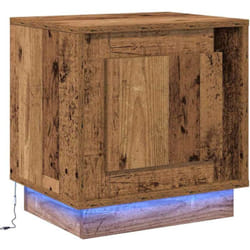 Cabinet de chevet avec Bois ancien 44 x 34,5 x 45 cm Vidaxl
