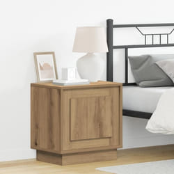 Cabinet De Chevet Avec Chêne Artisanal 44 X 34,5 X 45 Cm Vidaxl
