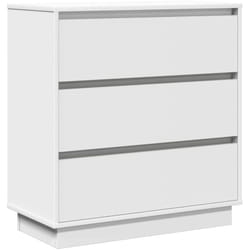 Cabinet de chevet Blanc 71 x 34.5 x 75 cm Bois d'ingénierie Vidaxl
