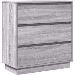 Cette table de chevet stylée avec une belle finition gris sonoma a une ambiance moderne tout en restant pratique. Avec ses li ...