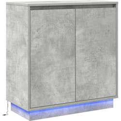 Buffet Gris béton 71 x 34.5 x 75 cm Bois d'ingénierie vidaXL