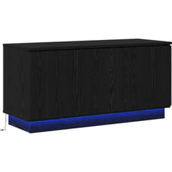 Meuble TV Noir 100x38x49 cm Bois d'ingénierie vidaXL