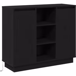 Cette table de chevet en chêne noir est un ajout stylé à votre chambre ; c'est aussi une chouette solution de rangement. Son  ...