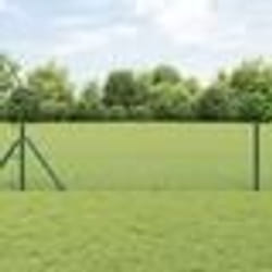 Clôture hexagonale vidaXL verte 0,6x10 m en acier