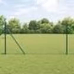 Clôture Hexagonale vidaXL Verte 1x10 m Acier
