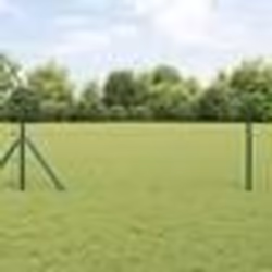 Clôture hexagonale vidaXL verte 1,4 x 10 m en acier