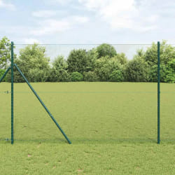 vidaXL Ensemble de Clôture Duo Vert Métal 25 x 1,5 m Durable