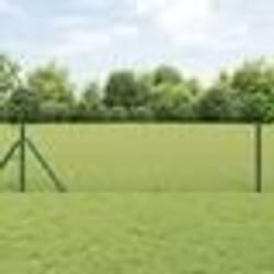 Clôture hexagonale vidaXL verte 0.4x50 m acier