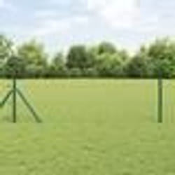 Clôture Hexagonale vidaXL Verte 0,8x50 m Acier