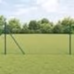 Clôture hexagonale vidaXL verte 1,5 x 100 m en acier