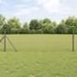 Clôture Hexagonale vidaXL Grise 0.5x10 m Acier
