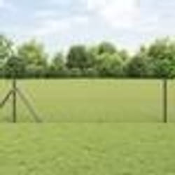 Clôture Hexagonale vidaXL Grise 0.6x10 m Acier