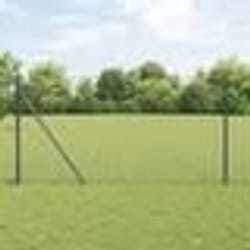 Clôture hexagonale vidaXL grise 1x10 m en acier
