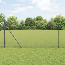 Grillage Hexagonal vidaXL Gris 1.4x10 m Acier