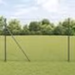 Clôture hexagonale vidaXL Gris 1.5x10 m Acier